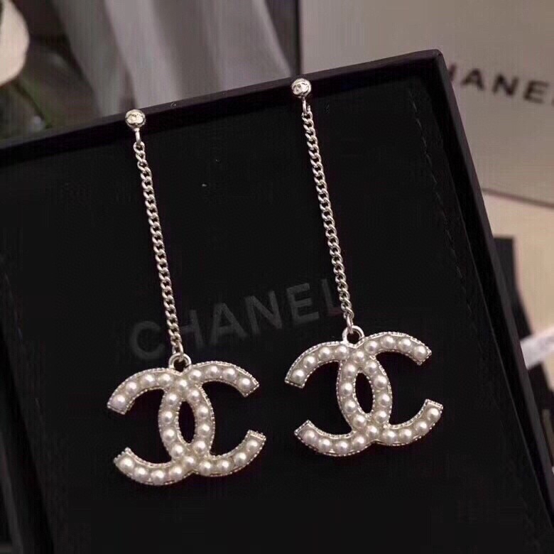 Ch*el earrings